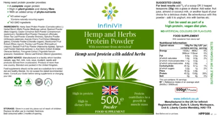 Hemp and Herbs Protein Powder - Image 2