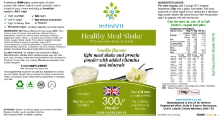 Healthy Meal Shake - Vanilla Flavour - Image 2