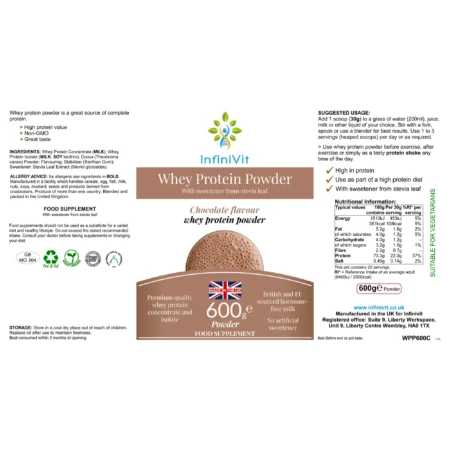 Whey Protein Powder - Chocolate Flavour - Image 2