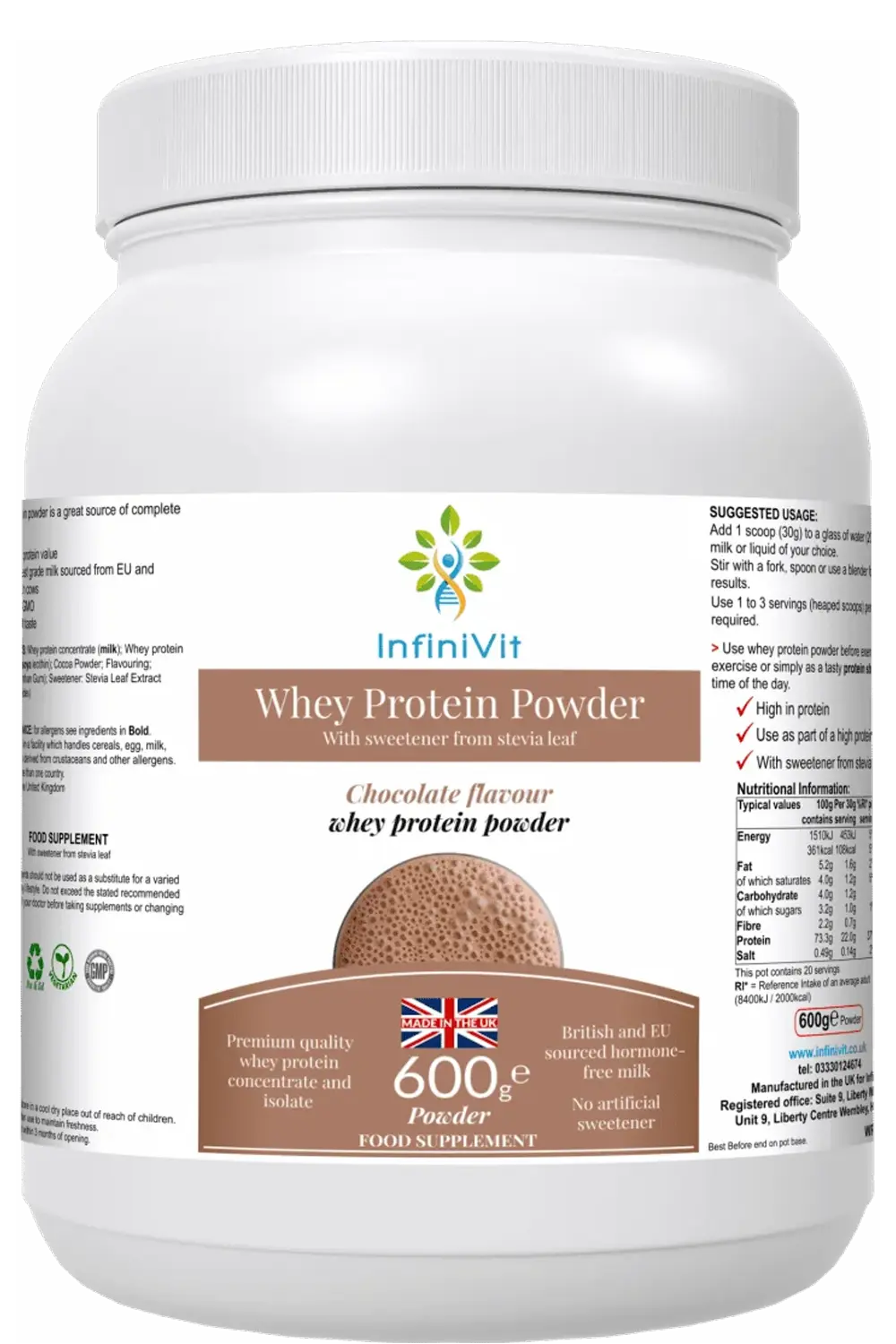 Whey Protein Powder - Chocolate Flavour