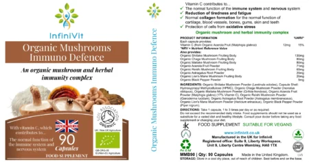 Organic Mushrooms Immuno Defence - Image 2