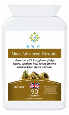 Maca Advanced Formula - Premium Maca Supplement for Energy, Stamina, and Hormonal Balance.