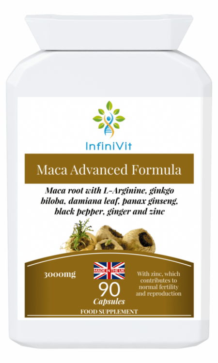 Maca Advanced Formula - Premium Maca Supplement for Energy, Stamina, and Hormonal Balance.