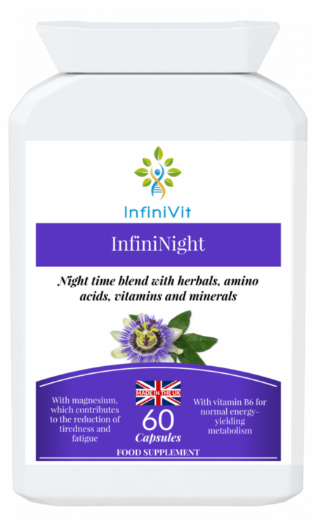 InfiniNight - Magnesium Supplement for Sleep, Promoting Restful Nights and Overall Relaxation.