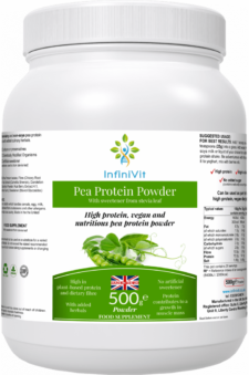 Pea Protein Powder - High-quality plant-based protein for enhanced nutrition and muscle recovery.