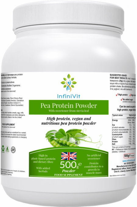 Pea Protein Powder - High-quality plant-based protein for enhanced nutrition and muscle recovery.