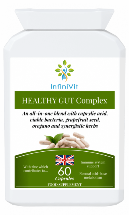 HEALTHY GUT Complex - Natural Supplements for a Healthy Gut and Improved Digestion