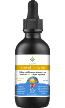 Liposomal Vitamins D3 +K2