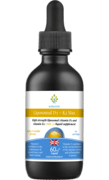 Liposomal Vitamins D3 +K2