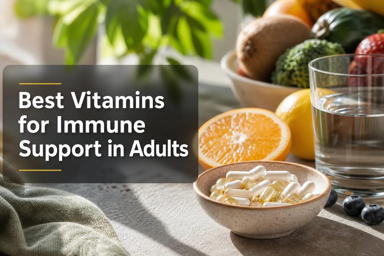 Best Vitamins for Immune Support in Adults