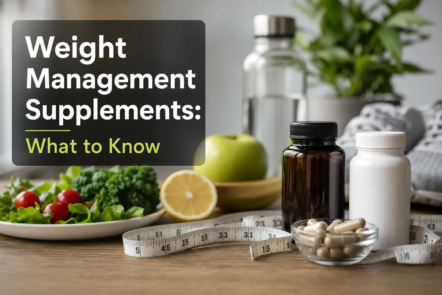 Weight Management Supplements: What to Know