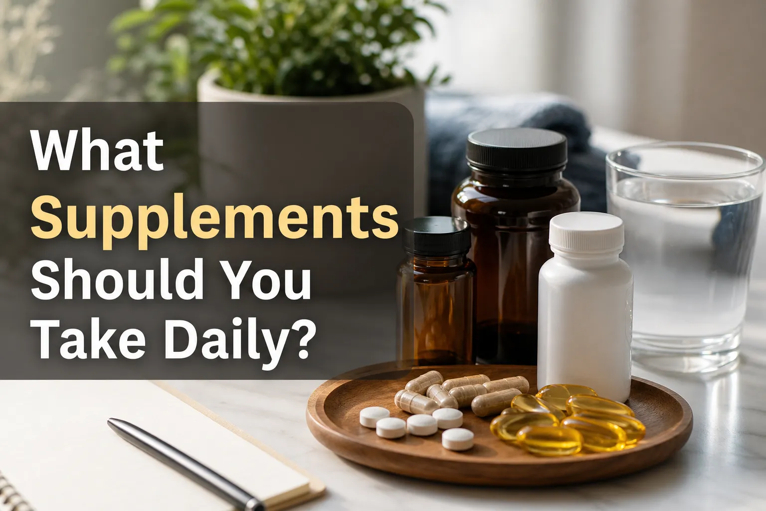 What Supplements Should You Take Daily?