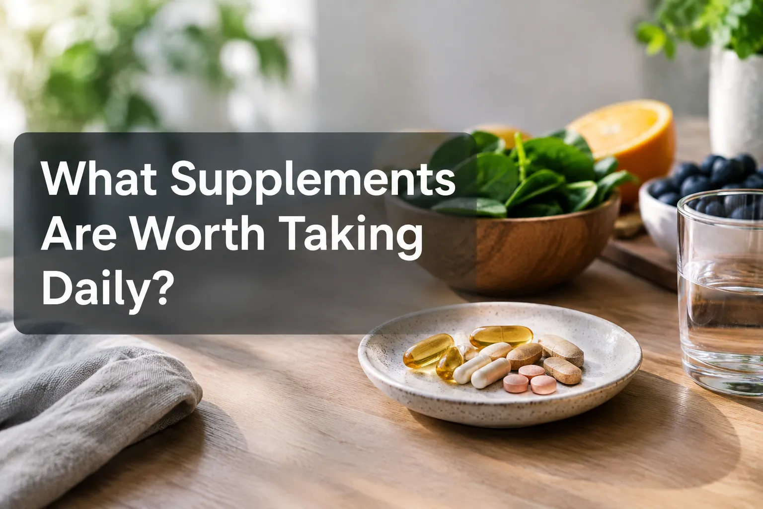 What Supplements Are Worth Taking Daily?