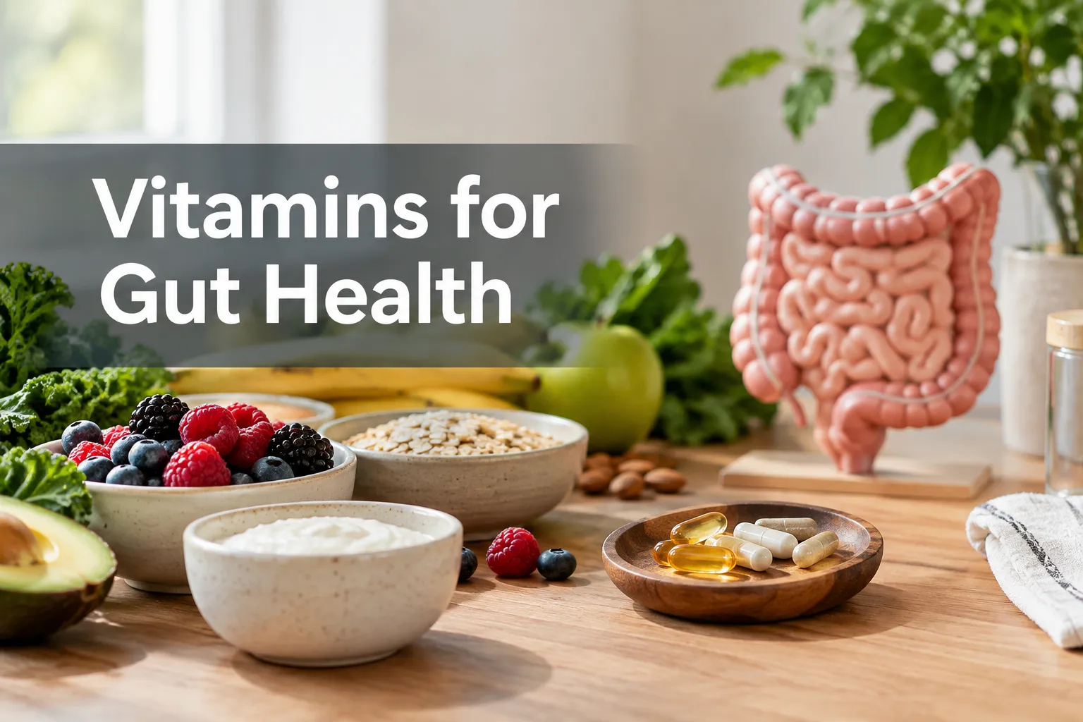 Vitamins for Gut Health: What Can They Really Do?